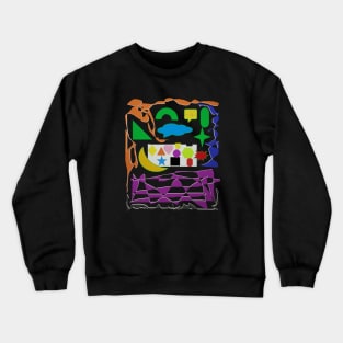 Kids 3D Art Crewneck Sweatshirt